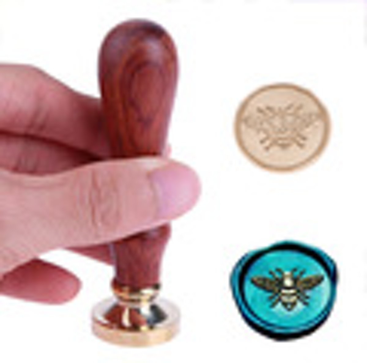 Houten Stempel met Dier Bij | Wax Seal | Stempelen